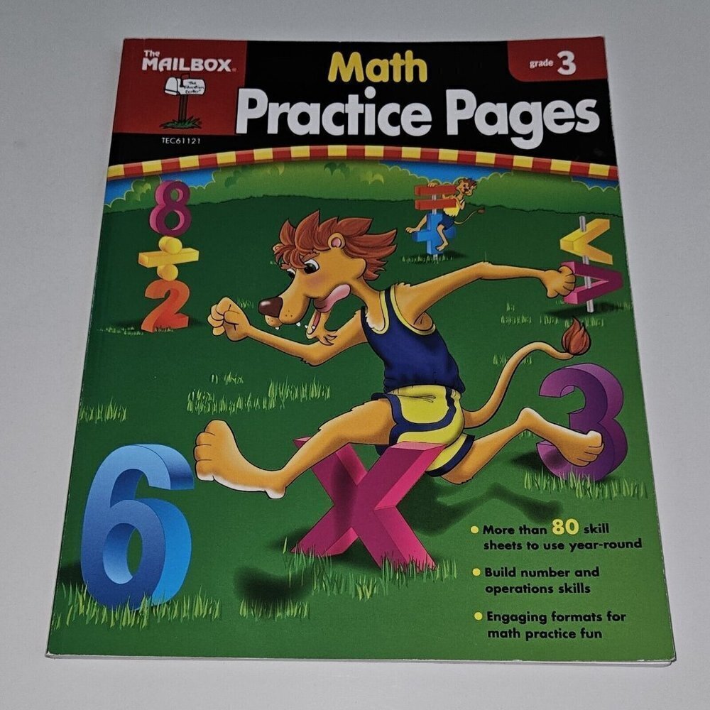 Math Practice Pages Grade 3 ~ More Than 80 Reproducible Skills Sheets